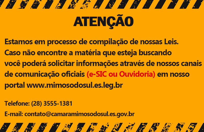 mensagem de alerta